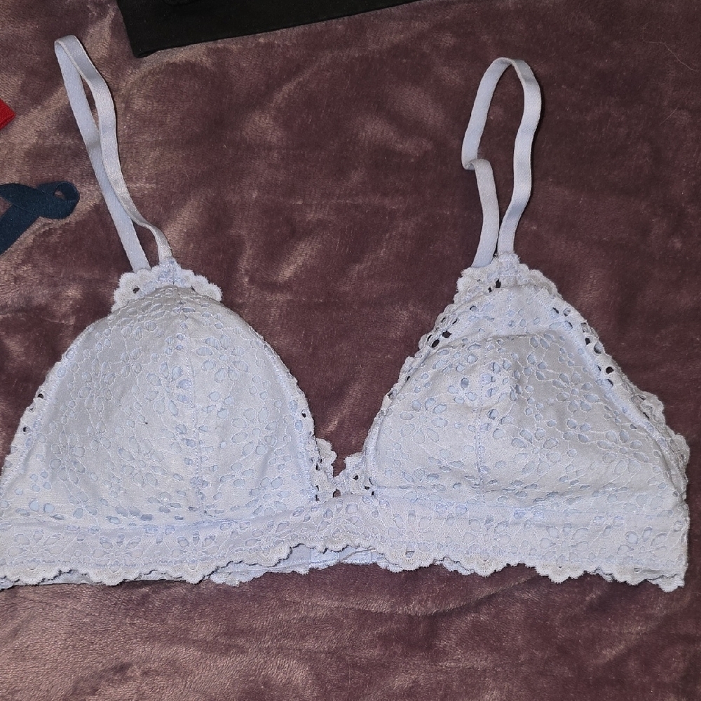 Auden Lace Bralette in Soft Blue